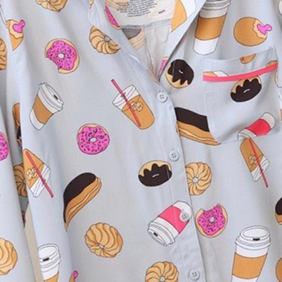 Coffee and donut sleep shirt - Picture 5 of 5